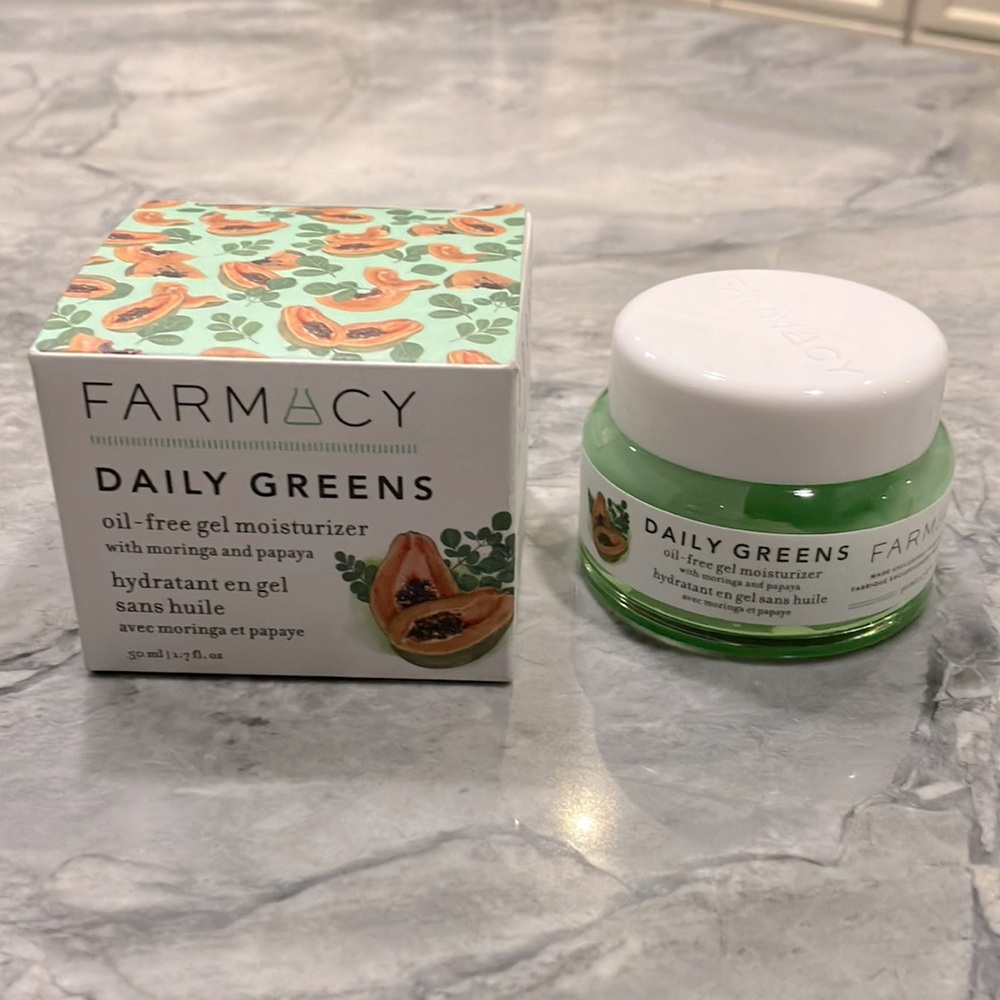 New in box Farmacy Daily Greens Oil Free Gel Moisturizer 1.7 oz/50 ml
